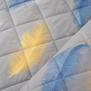 Thumbnail 3 of Зимна олекотена завивка за единично легло Платин 150/210 см